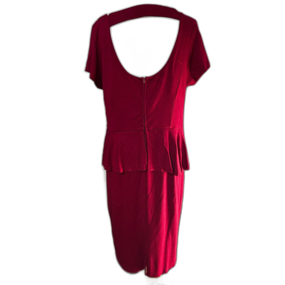 Torrid Red Dress w/ Peplum - Women 20 - Picture 3 of 6